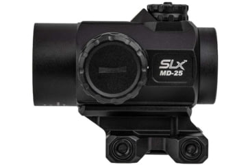 Image of Primary Arms SLx MD-25 Rotary Knob 25mm Microdot Reflex Sight, 2 MOA Red Dot, Black, 810032