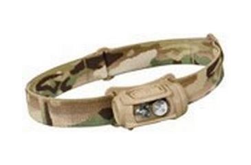 Image of Princeton Tec Remix Pro Black Headlamp w/ IR, Multicam, Red/Blue/IR/White LED Color HYB123-RBI-MC