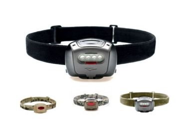 Image of Princeton Tec Tactical Quad Headlamp, Black, Multi Cam, Olive Drab, Sand