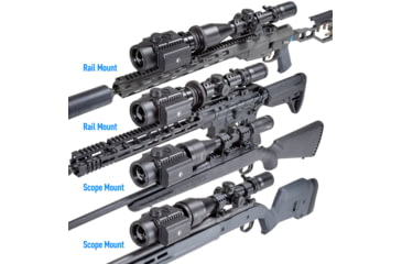 Image of Pulsar Krypton FXG50 Thermal Imaging Front Attachment Kit, Black, PL76655K