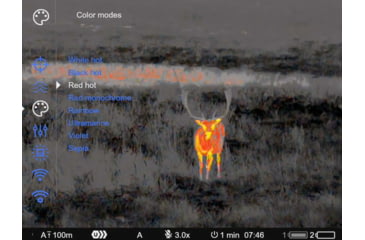 Image of Pulsar Thermion 2 LRF XG50 Thermal Riflescope, 3-24x, 640x480 Sensor Resolution, 50hz, Multiple Reticle, Black PL76554