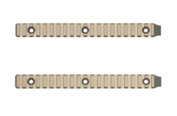 Image of Q The Fix 1913 Picatinny Rail, 8.5in, 12 Mil, Clear Anodized, Black, ACC-FIX-TOPRAIL-8.5IN-12MIL