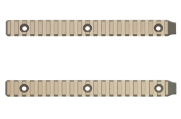 Image of Q The Fix 1913 Picatinny Rail, 8.5in, 6 Mil, Clear Anodized, Black, ACC-FIX-TOPRAIL-8.5IN-6MIL