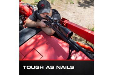 Image of Red-Line Optics F4U Corsair II 5-30x56mm Rifle Scope, 34mm Tube, First Focal Plane, Zero Stop, Illuminated Tactical/Hunting Reticle, Black/Red, O2-Z846-JLNG