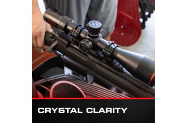 Image of Red-Line Optics F4U Corsair II 5-30x56mm Rifle Scope, 34mm Tube, First Focal Plane, Zero Stop, Illuminated Tactical/Hunting Reticle, Black/Red, O2-Z846-JLNG