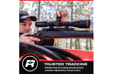 Image of Red-Line Optics F4U Corsair II 5-30x56mm Rifle Scope, 34mm Tube, First Focal Plane, Zero Stop, Illuminated Tactical/Hunting Reticle, Black/Red, O2-Z846-JLNG