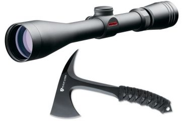 Image of Redfield Revolution 3-9x50mm Matte Accu-Range Rifle Scope w/ Browning 110BL Black Label Shock N' Awe Tomahawk 320110BL