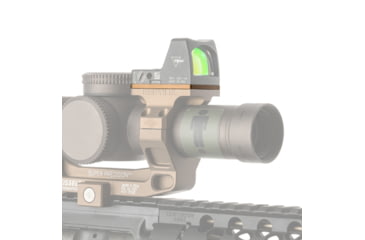 Image of Reptilia ROF Riser for Trijicon RMR, 2.5mm, Type III Hardcoat Anodized, FDE Anodized, 100-084