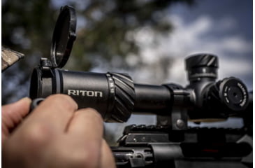 Image of Riton Optics 3 Primal 3-18x50mm Rifle Scope, 30mm Tube, First Focal Plane, LRH Illuminated, Mil Rad, Black, 3P318LFI23