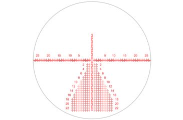 Image of Riton Optics X5 Conquer Rifle Scope, 5-25x50mm, 34mm Tube, First Focal Plane, BAF Reticle, MOA Adjustment, Anodized, Black, Red, 5C525AFI