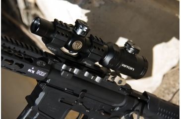Image of Riton RT-S Mod 3 GEN2 1-4x24 Rifle Scope, w/Riton Illuminated Bullet Drop Compensated Reticle, Black, 19962523465