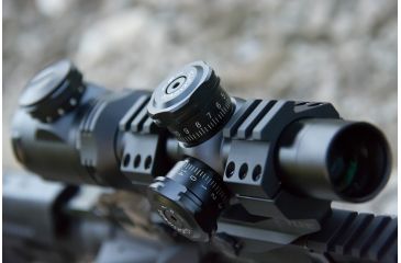 Image of Riton RT-S Mod 3 GEN2 1-4x24 Rifle Scope, w/Riton Illuminated Bullet Drop Compensated Reticle, Black, 19962523465