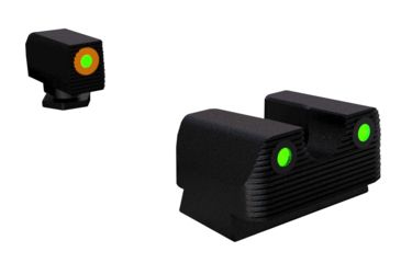 Image of Rival Arms Tritium Night Sgt Set Glock 42/43 W/orange Ring, RA-RA2A231G