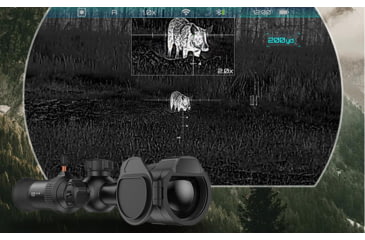 Image of RIX Leap L6R 2.8-8.4x50mm 30mm Tube Thermal Imaging Rifle Scope, 50 Hz, 640x480, Black, RIX LEAP L6R