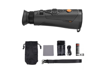 Image of RIX Titan T3 2.6x25mm Thermal Monocular w/LRF, 384x288 pixels, 50 Hz, Black, RIX TITAN T3