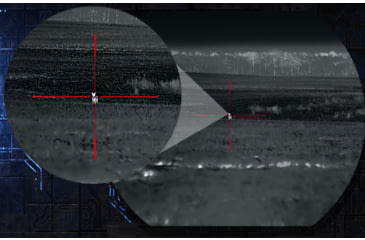 Image of RIX Thermal Imaging Scope, 60mm Objective, 1-8X Magnification, 30mm Main Tube, Black