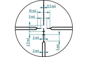 Image of ROS Optics CTS 1-4x30mm Multipurpose Collimator Rifle Scope Illuminated Reticle
