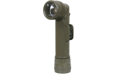 Image of Rothco Genuine G.I. 2x D Anglehead Flashlight, Olive Drab, 688