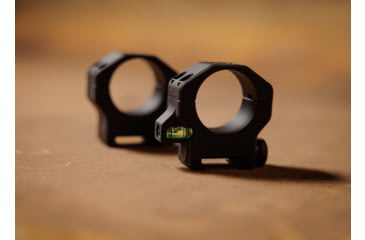 Image of Ruffs Precision Manufacturing Precision Co-Linear Bubble Level 35mm Riflescope Ring, Low - .885, Set of 2, Black, CLR-35885