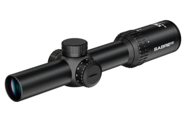 Image of Sabre 1-4x24, 30mm Tube Rifle Scope, Second Focal Plane,  4 Dot Reticle, Matte Black, sad1424