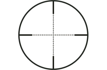 Image of Sabre 4-12x40, 1 in Tube Rifle Scope, Second Focal Plane, HMD Half Mil Dot Reticle, Matte Black, sam41240