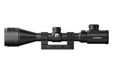 Image of Sabre Illumination 3-9x42, 1 in Tube Rifle Scope, Second Focal Plane, HMD Half Mil Dot Reticle, Matte Black, saai3942