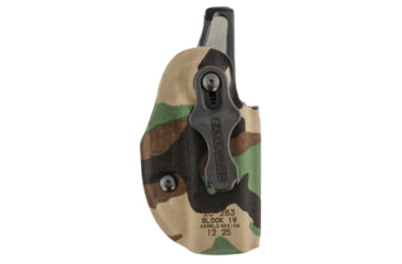 Image of Safariland Species Cordura IWB Holster, Glock 19, Right Hand, Woodland Camo, 20283C991