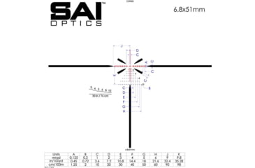 Image of SAI Optics 1-6x24 30mm Tube Rifle Scope, FFP, 6.8 BDC Reticle, Coyote Brown, RNG16-T170-C30