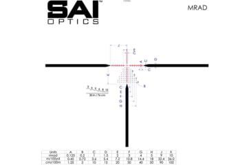 Image of SAI Optics 1-6x24 30mm Tube Rifle Scope, MIL Reticle No RAF, Black, RNG16-BK22-MB1