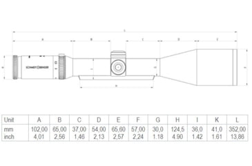 Image of Schmidt &amp; Bender 3-12x50 Klassik Rifle Scope, 30 mm Tube, First Focal Plane, L3 Reticle, 1cm cw BDC / Klassik CT, Black, 644-811-482-40-05A02