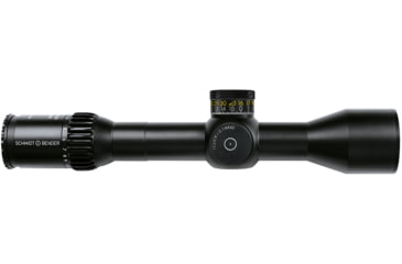 Image of Schmidt &amp; Bender 3-20x50 PM II Ultra Short Rifle Scope, 34 mm Tube, Second Focal Plane, P4FL Reticle, 1cm cw DT27 MTC LT / ST ZC CT RAL8000, Tan, 667-945-972-G9-E9