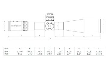 Image of Schmidt &amp; Bender 5-25x56/H2CMR Reticle, CM CCW, LT, RAL8000 677-945-922-B2-A8