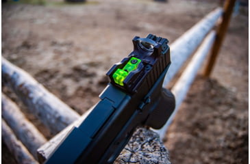 Image of USED SeeAll Open Sights MK3 Tritium Pistol Sight Plate System, Delta, Black, 850006380503, EDEMO1, Used, Condition Like New, Inspect and Rebox