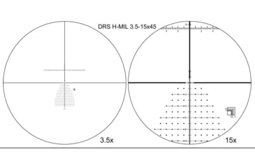 Image of Shepherd Scopes H-Series DRS 3.5-15x45 Rifle Scope, 30mm Tube, Dual Focal Plane, HMIL Reticle, Matte, Black, 4080DRS.HMIL