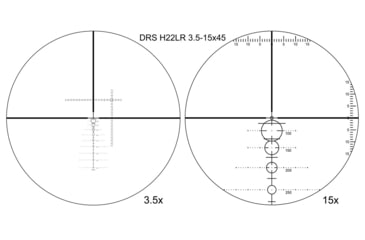 Image of Shepherd Scopes Shepherd H-Series DRS 3.5-15x45mm Rifle Scope, 30mm Tube, Dual Focal Plane, DRS-H22LR Reticle, Matte Black Anodized, 4080DRS.H22LR