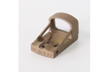 Image of Shield Sights Compact Reflex Mini Red Dot Sight, 4 MOA Dot Reticle, RMSC-4MOA Glass Lens, Flat Dark Earth, RMSc-4 Moa G FDE