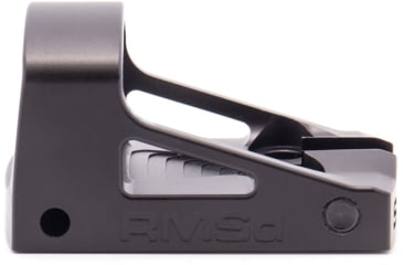 Image of Shield Sights Compact Reflex Mini Red Dot Sight, Drawer Lens 4 MOA Dot Reticle, RMSd-4MOA Glass Lens, Black, RMSd-4 Moa G