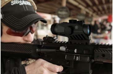 Image of Sig Sauer Bravo3 .300 Blackout 3x30 Battle Sig Sauerht w/Illuminated Horseshoe Dot Glass Reticle, Graphite SOB33002