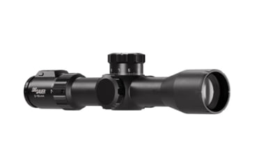 Image of SIG SAUER BRAVO6TBDX 3-18x44mm 35mm Tube Rifle Scope, FFP, Mrad Milling Reticle, Levelplex, Side Focus, BDX-T1 Mrad Adj, Black, SOBBDX63102
