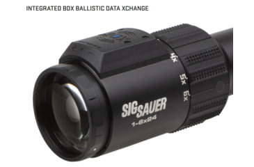 Image of SIG SAUER Easy 6TBDX 1-6X24mm 30mm Tube Second Focal Plane Rifle Scope, Black, BDX-R2 Levelplex, MRAD, Black, SOEBDX61101