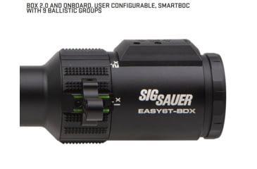 Image of SIG SAUER Easy 6TBDX 1-6X24mm 30mm Tube Second Focal Plane Rifle Scope, Black, BDX-R2 Levelplex, MRAD, Black, SOEBDX61101