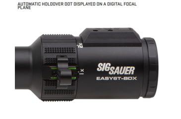 Image of SIG SAUER Easy 6TBDX 1-6X24mm 30mm Tube Second Focal Plane Rifle Scope, Black, BDX-R2 Levelplex, MRAD, Black, SOEBDX61101