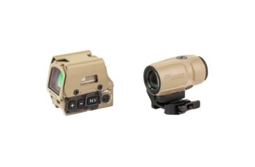 Image of Sig Sauer Romeo 8T AMR/Juliet Magnifier Combo, Red Dot Sight, 40MM Objective, 3X Magnified, QBCD 2.0 Reticle, Matte Finish, Flat Dark Earth SORJ8T811-3