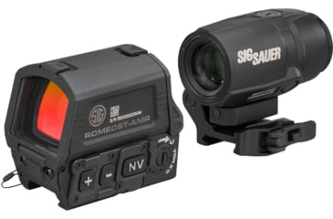 Image of SIG SAUER Romeo 8T-AMR Red Dot Sight Combo Kit, 1x40mm/3x22mm, QBCD 2.0 Reticle, Black, SORJ8T101