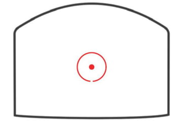 Image of Sig Sauer ROMEO-X ENCLOSED COMPACT, Reflex Red Dot Sight, 1X24mm, Circle Dot, 32 MOA Cirlce with 2 MOA Red Dot, Black, SORX1400