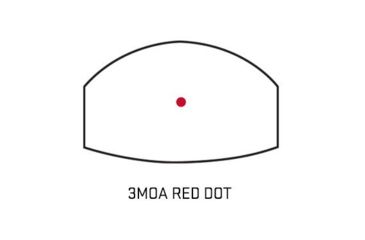 Image of SIG SAUER OPMOD Romeozero Reflex Red Dot Sight, 3 MOA, Black, SOR01305