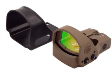 Image of Sig Romeo 1Pro 1x30mm Red Dot Sight, 6 MOA Dot Reticle, Aircraft Grade Aluminum, Flat Dark Earth, SOR1P103
