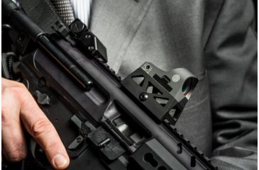 Image of SIG SAUER Romeo3 1x25 mm Reflex Sight, 3 MOA Red Dot, M1913 High Mount, Graphite, SOR31099