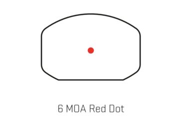 Image of Sig Romeo 3XL 1x35mm Red Dot Sight, 6 MOA Dot Reticle, Aircraft Grade Aluminum, Black, SOR32004