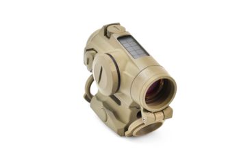 Image of SIG SAUER Romeo4T Red Dot Sight, Ballistic Circle Dot, Solar, 0.5 MOA Adjustable, Side Battery, Hex Bolt Mount, Spacer, Flat Dark Earth, Medium, SOR43131